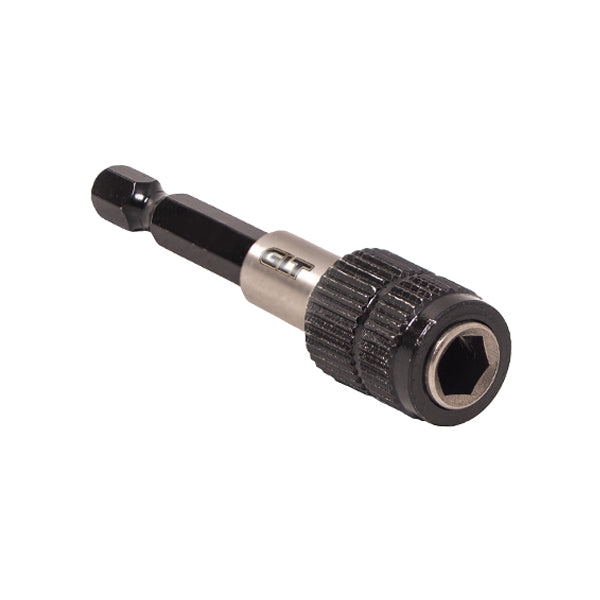 Broquero Para Punta Puntas T-Push Ø1/4" X 65mm de Longitud Tipo Chuck-Hex. GLT