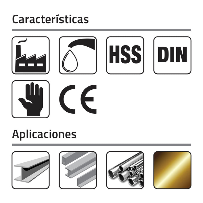 Machuelo para inserción STI 10.00mm Paso 1.00 Acero Alta Velocidad Para Cuerda Exterior de Inserto GLT®