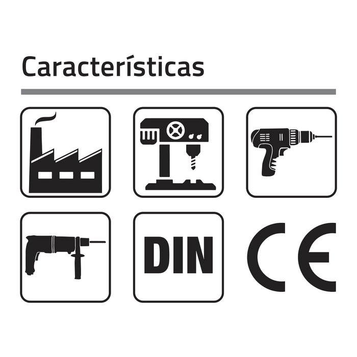 Chucks o Broqueros 1/16"-1/2" para taladros de mesa y portátiles 20 Hilos con Llave. GLT ®