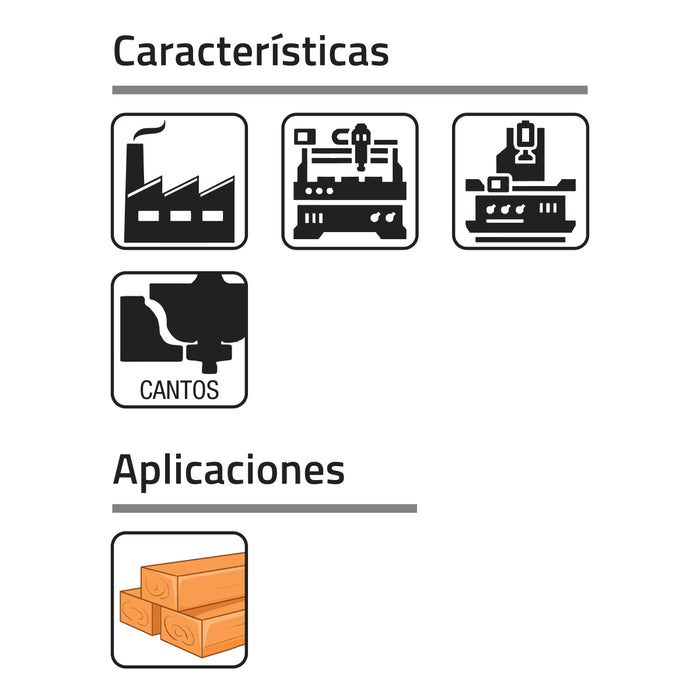 Broca Router Ø 3-1/2" Elevada panel con balero Pastillas de Carburo de tungteno GLT ®