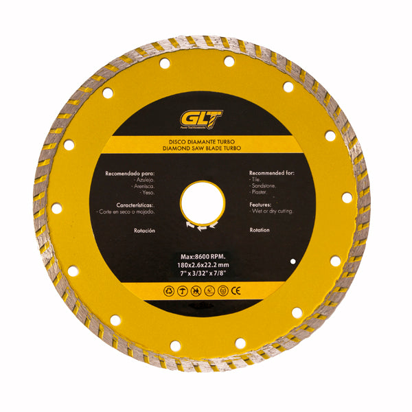 Disco 230X3,2X22,2 Cortador Circular para Concreto 4-1/2". GLT ®