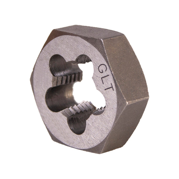 25-424 Dado Hexagonal Sólido Para Roscar 1" Exterior X 3/16-24 NC Acero al Carbón.