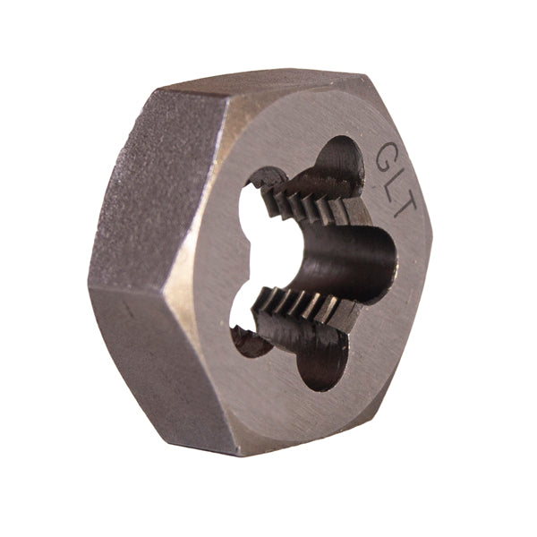 25-424 Dado Hexagonal Sólido Para Roscar 1" Exterior X 3/16-24 NC Acero al Carbón.