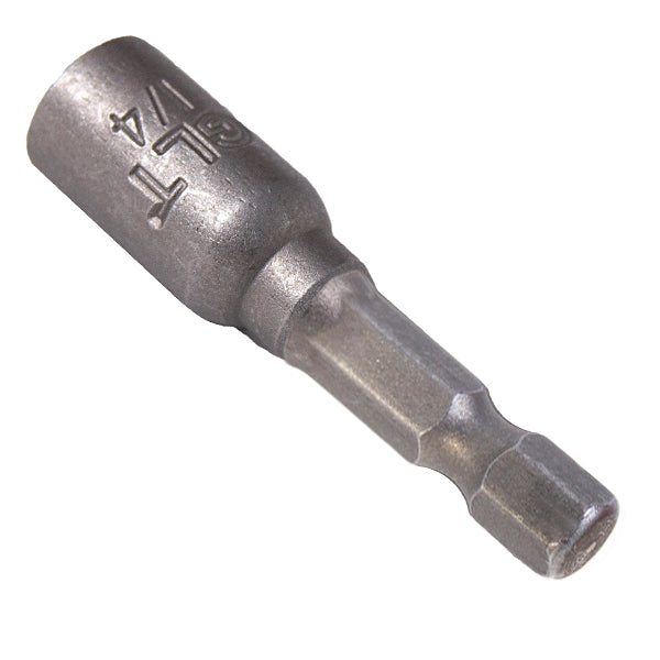 Adaptador Magnético Hexagonal 5/16” Zanco Hexagonal 1/4" Para Tornillos punta broca X 65 mm de Longitud. GLT ®