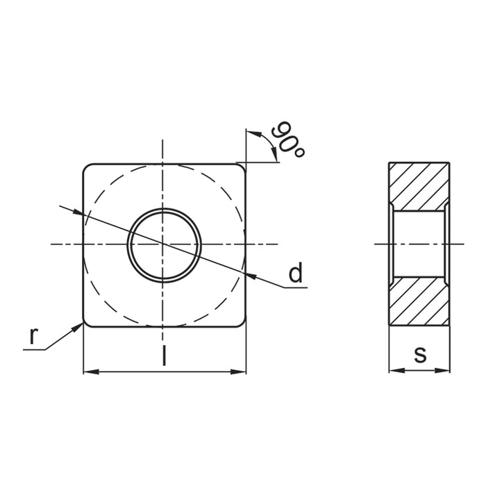 Inserto Negativo SNMG  643 - KR TK25CG  GLT®