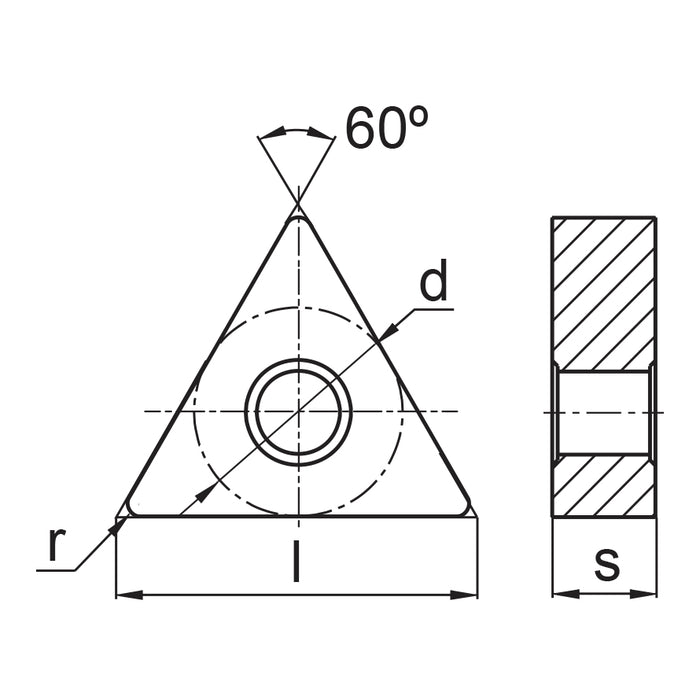 Inserto Negativo TNMG  434 - PR4  TP34CG  GLT®