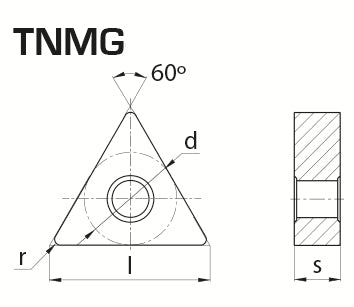 Inserto Negativo TNMG  432  -  PM4  TP25CG  GLT®